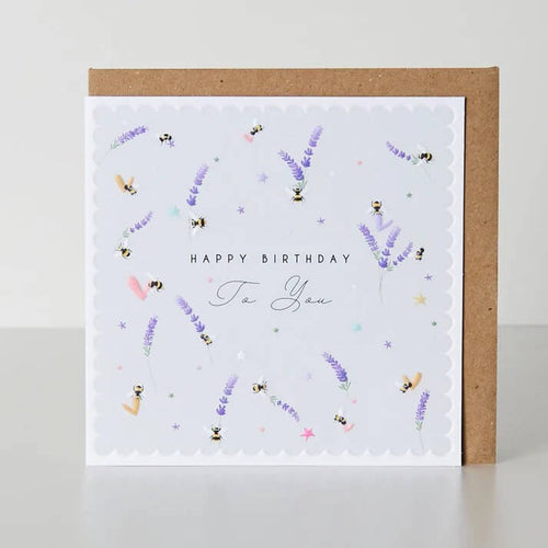 Ditsy Happy Birthday Card