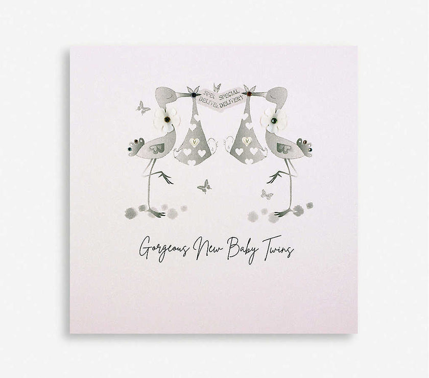 New Baby Twins Card