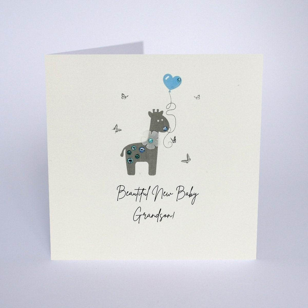 Grandson New Baby Card - House of Cards