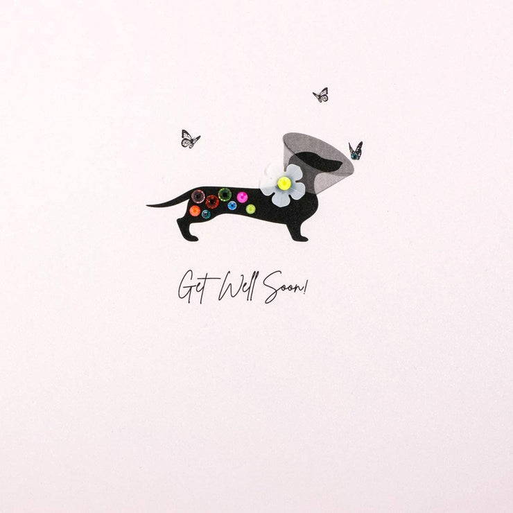 Dachshund Get Well Soon Card