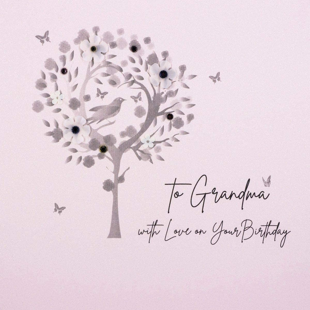 Grandma With Love Birthday Card
