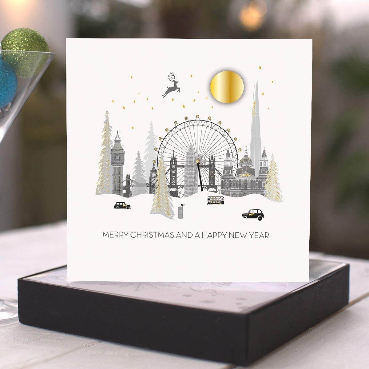 Diamond Blush London at Christmas Boxed Cards - House of Cards