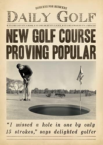 Popular Golf Course Birthday Card