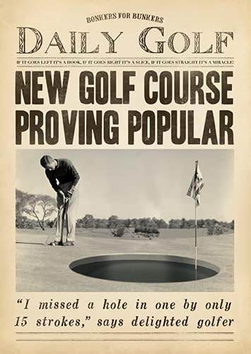 Popular Golf Course Birthday Card - House of Cards