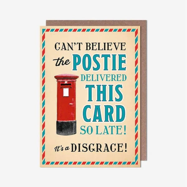 Belated Late Birthday Card