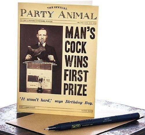 First Prize Birthday Card - House of Cards