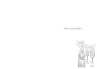 Daisy Patch Wine Card Birthday Card