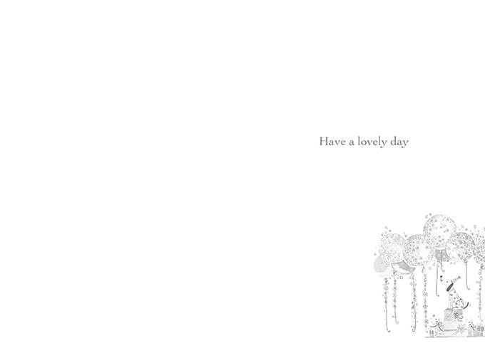 Daisy Patch Dalmatian Card Birthday Card