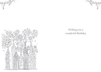 Daisy Patch Bottles Birthday Card