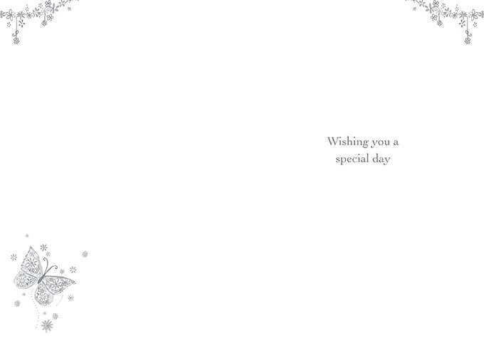 Daisy Patch Butterflies Birthday Card - House of Cards