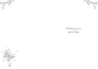 Daisy Patch Butterflies Birthday Card