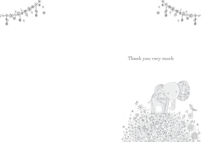 Thank You Elephant Card