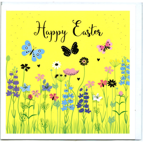 Butterfly Garden Easter Card