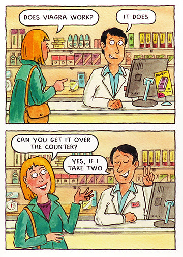 Over The Counter Birthday Card