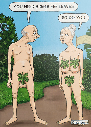 Fig Leaves Birthday Card