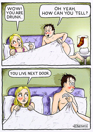 Next Door Birthday Card