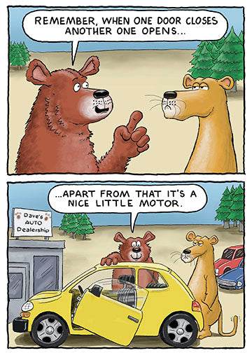 Nice Little Motor Birthday Card - House of Cards