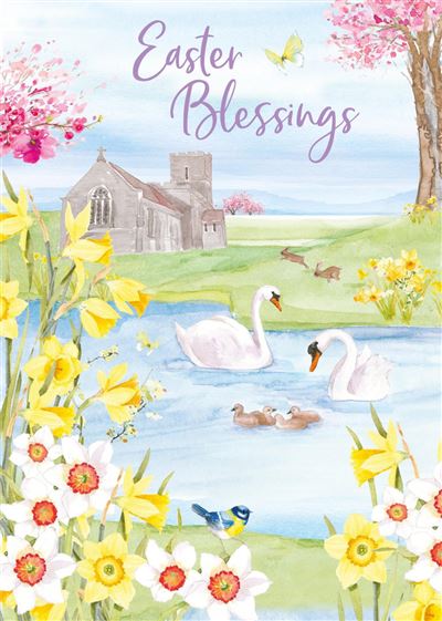 Church Easter Blessings Cards