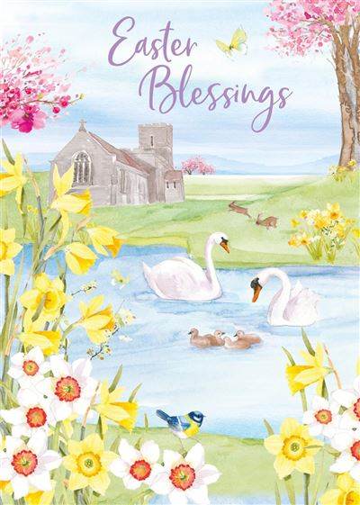 Church Easter Blessings Cards - House of Cards