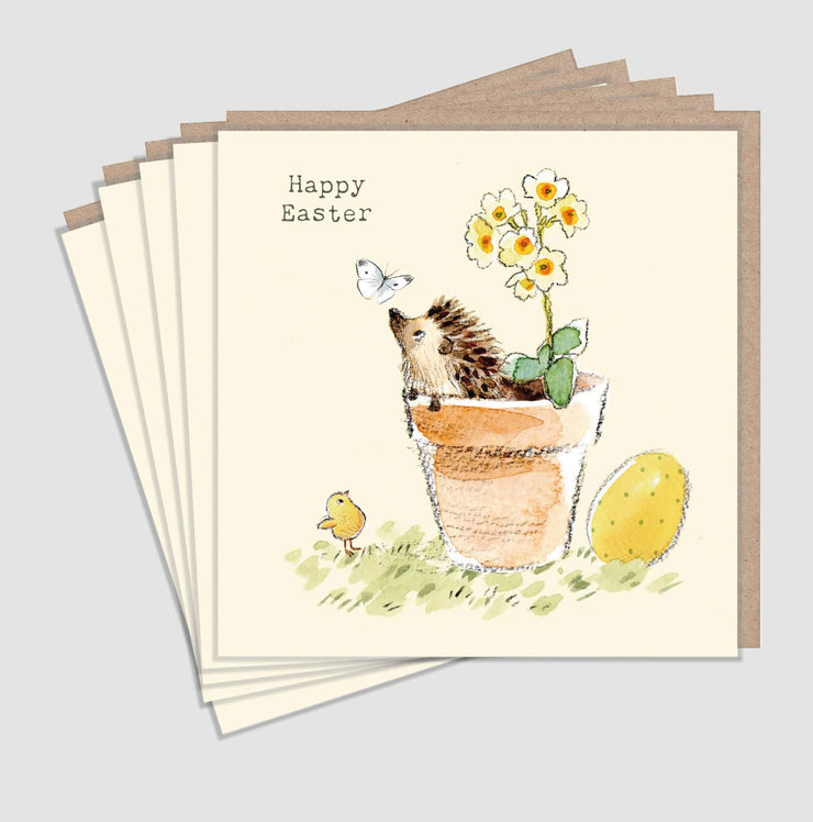 Hedgehog Easter Cards