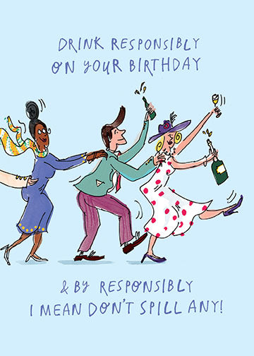 Drink Responsibly Card