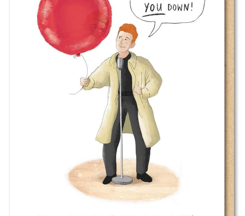 Astley Balloon Birthday Card - House of Cards