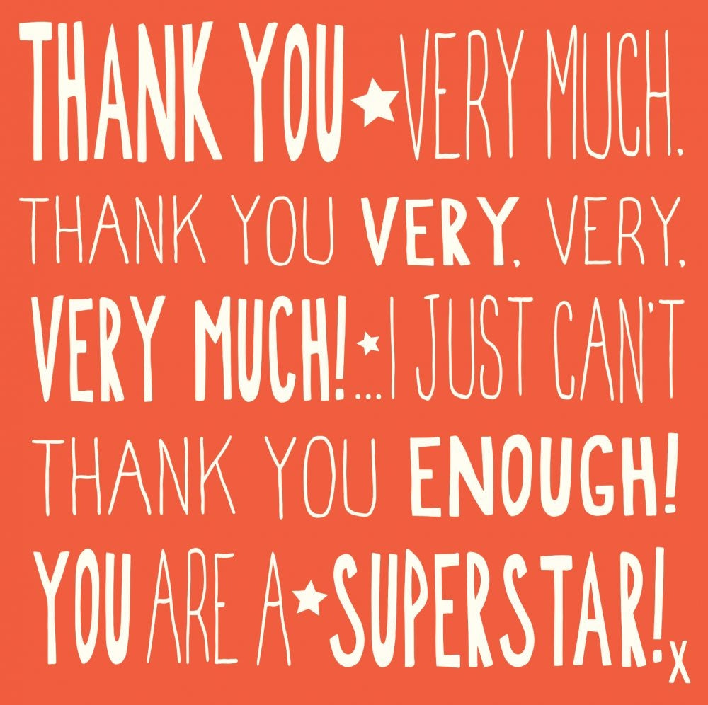 Ella Bella Rose Thank You Card
