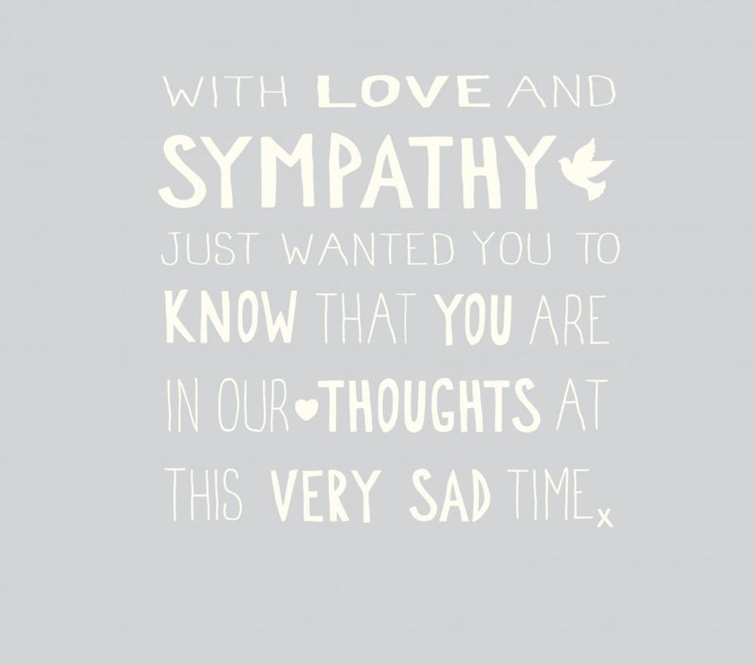 Ella Bella Rose Sympathy Card