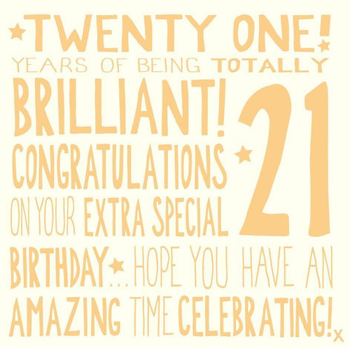 Ella Bella Rose 21st Birthday Card