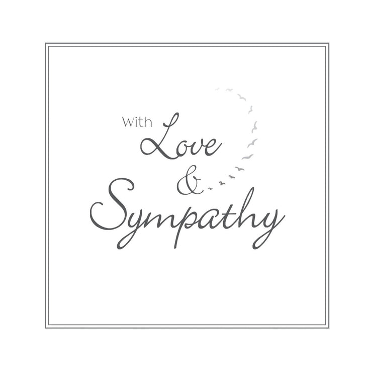 Ella Bella Rose Love and Sympathy Greeting Card