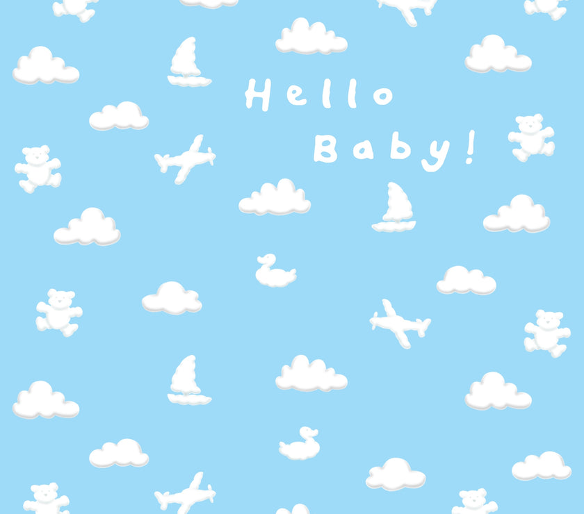 Ella Bella Rose New Baby Boy Card
