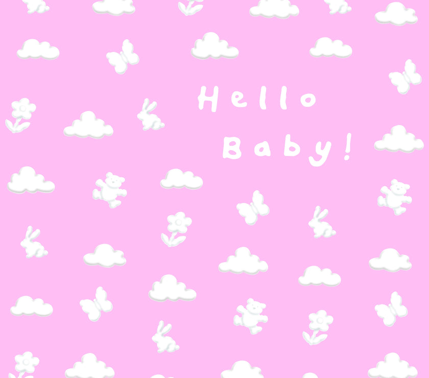 Ella Bella Rose New Baby Girl Card