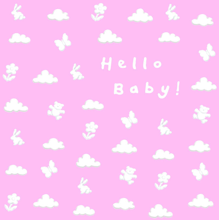 Ella Bella Rose New Baby Girl Card