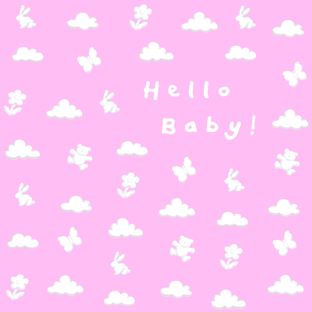 Ella Bella Rose New Baby Girl Card