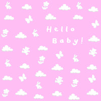 Ella Bella Rose New Baby Girl Card