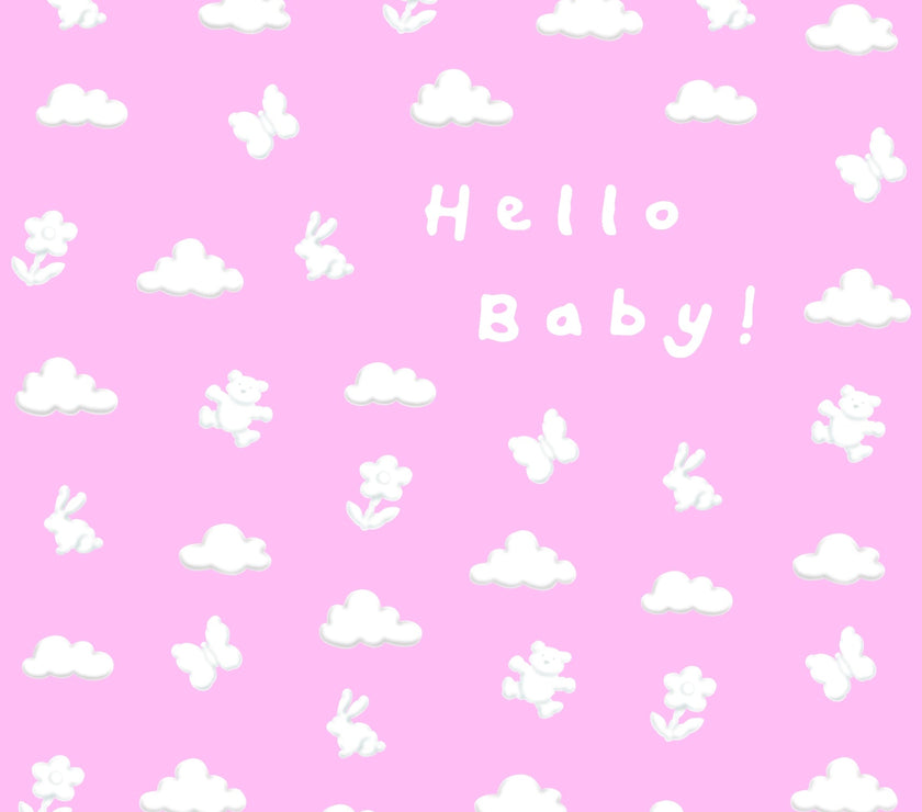 Ella Bella Rose New Baby Girl Card