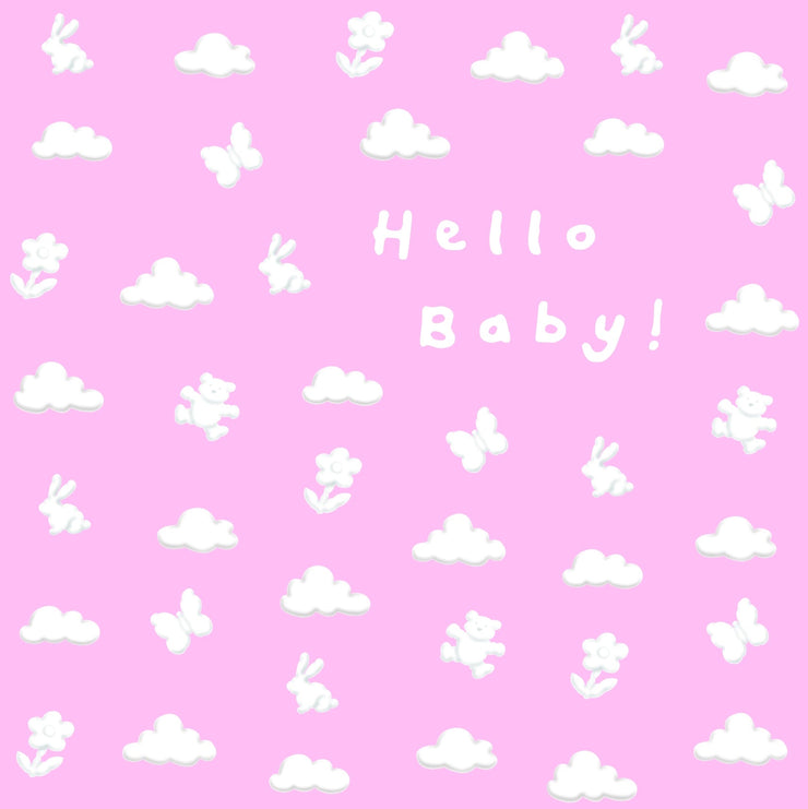 Ella Bella Rose New Baby Girl Card