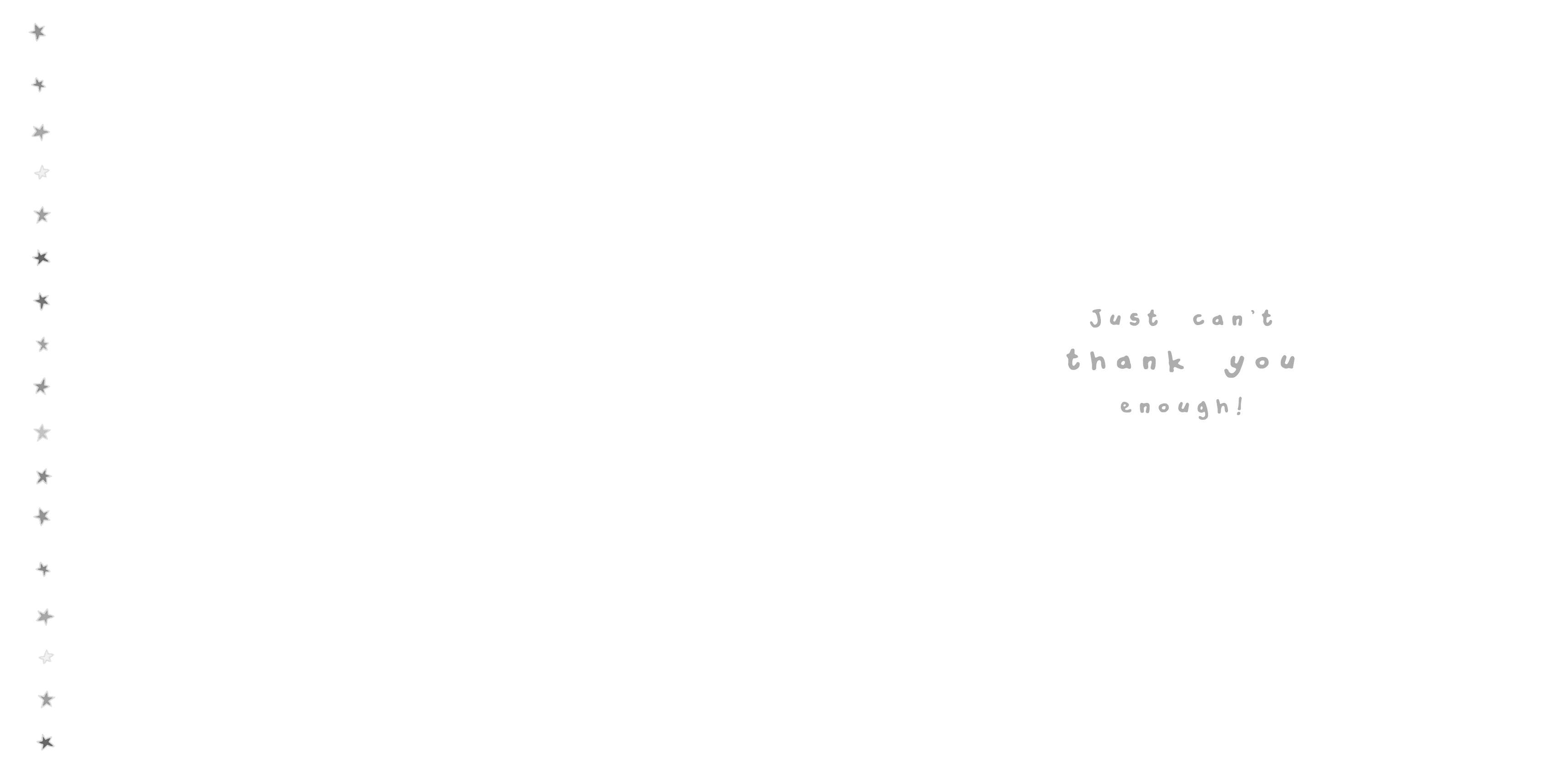 Ella Bella Rose Thank You Card - House of Cards