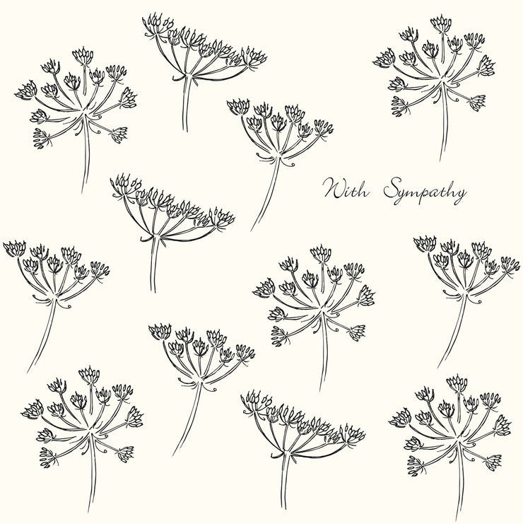 Ella Bella Rose With Sympathy Card