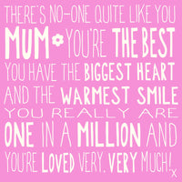 Ella Bella Rose Mum Birthday Card