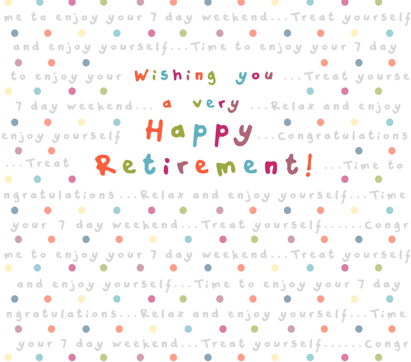 Ella Bella Rose Happy Retirement Card