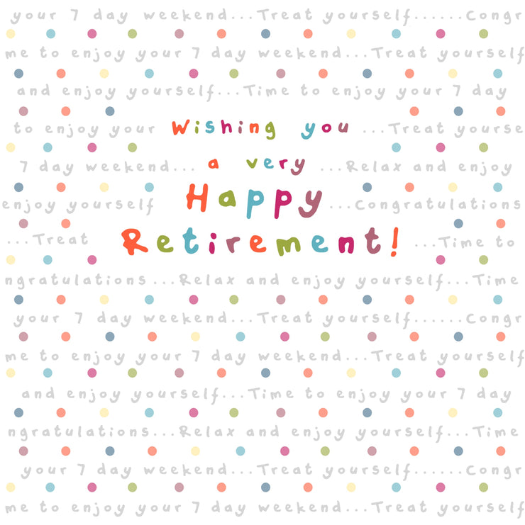 Ella Bella Rose Happy Retirement Card