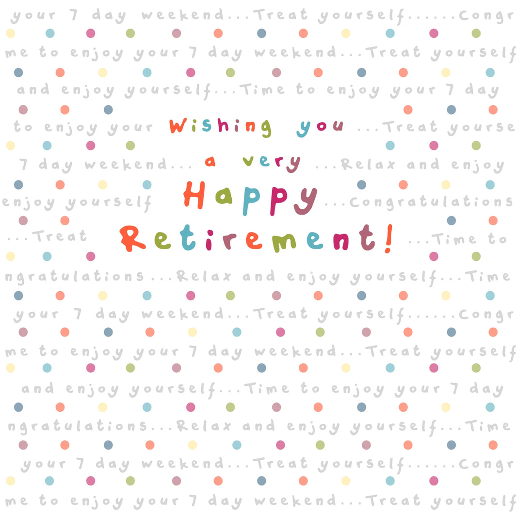 Ella Bella Rose Happy Retirement Card