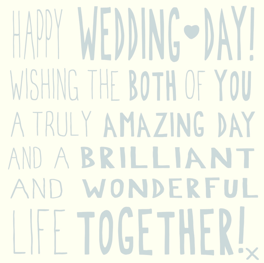 Ella Bella Rose Wedding Day Card