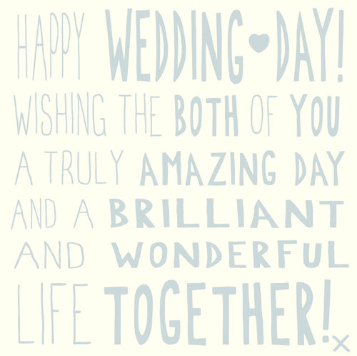 Ella Bella Rose Wedding Day Card