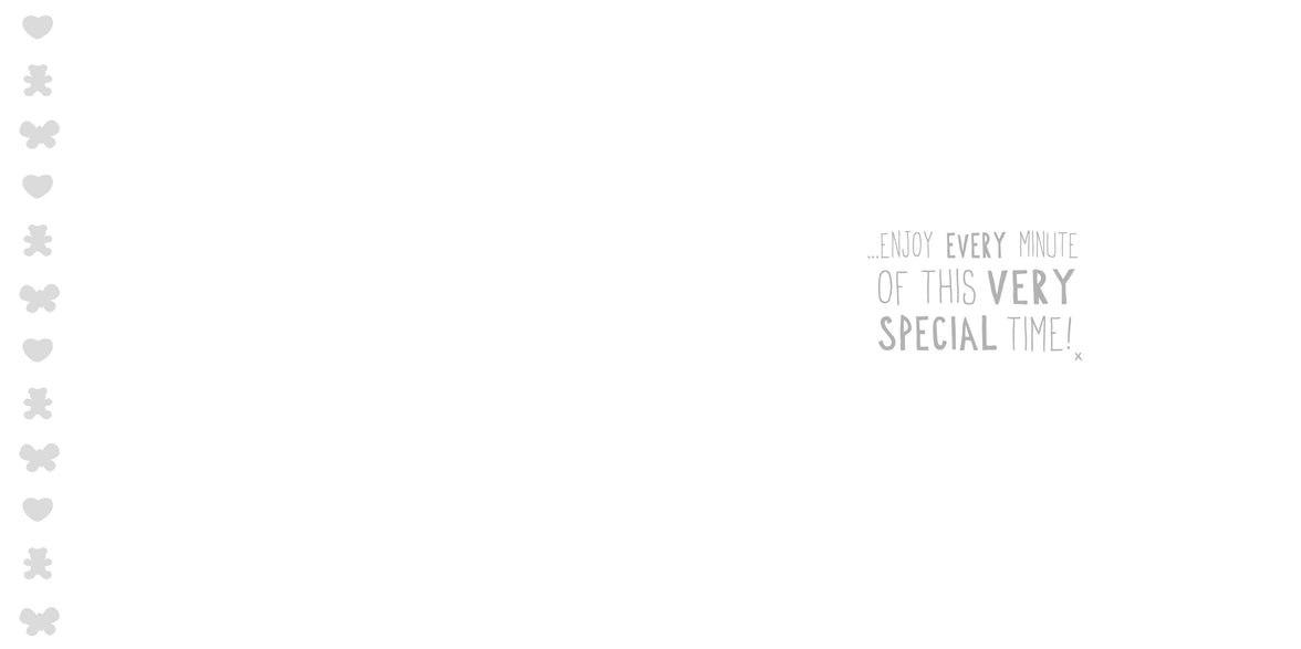 Ella Bella Rose New Baby Girl Card - House of Cards