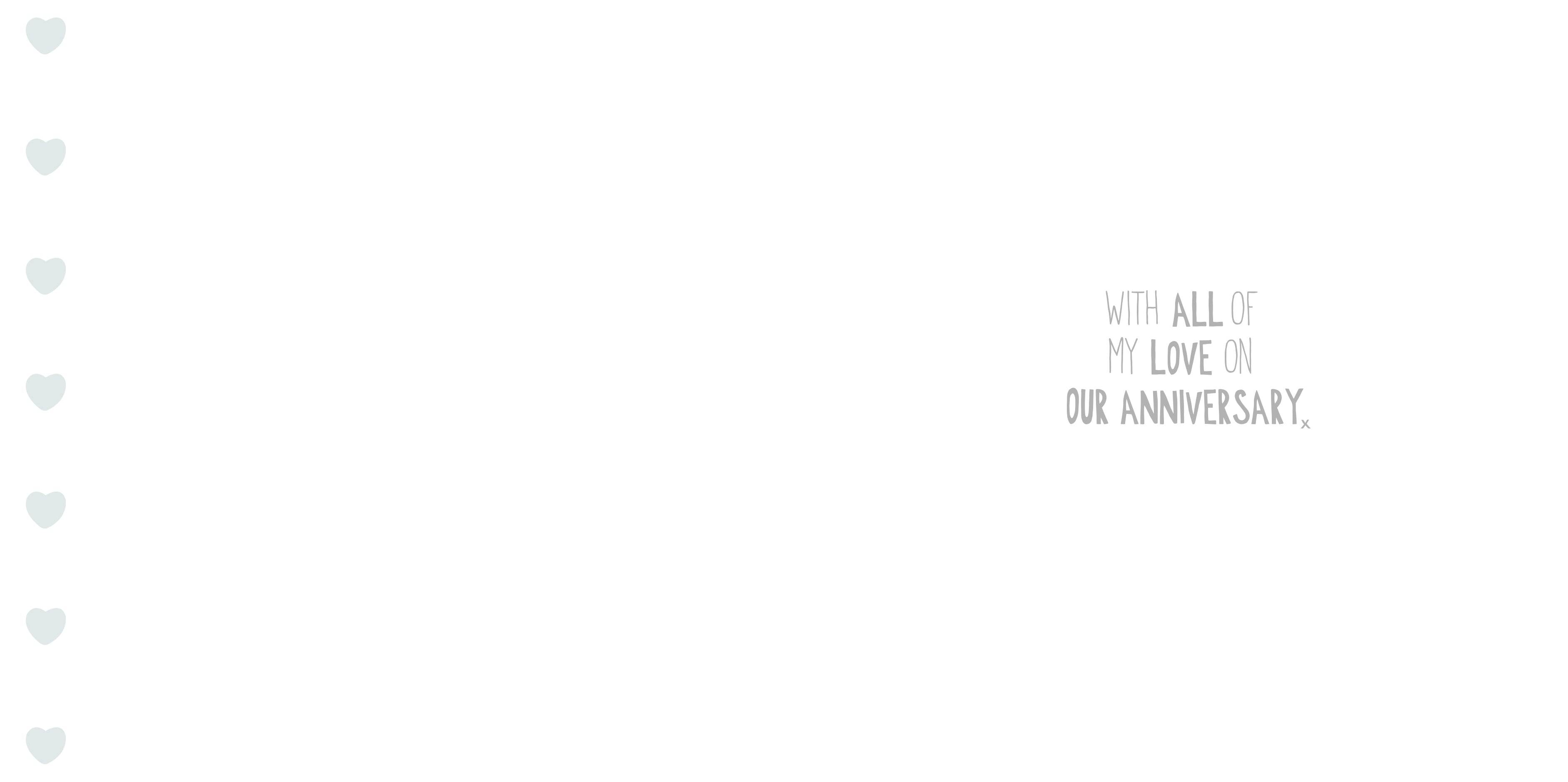 Ella Bella Rose Our Anniversary Card - House of Cards