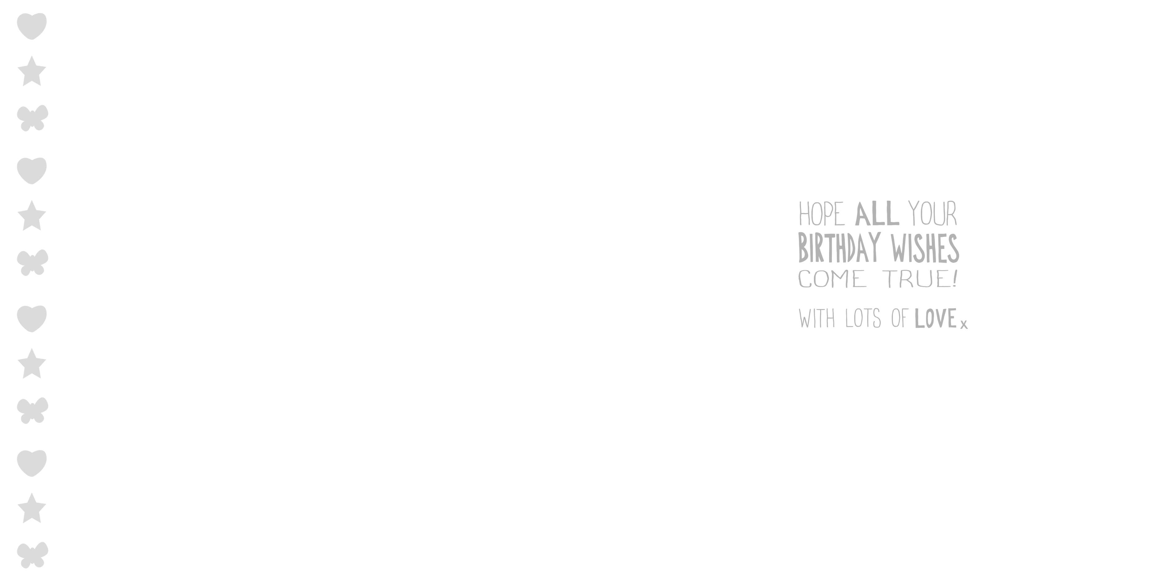 Ella Bella Rose Granddaughter Birthday Card - House of Cards