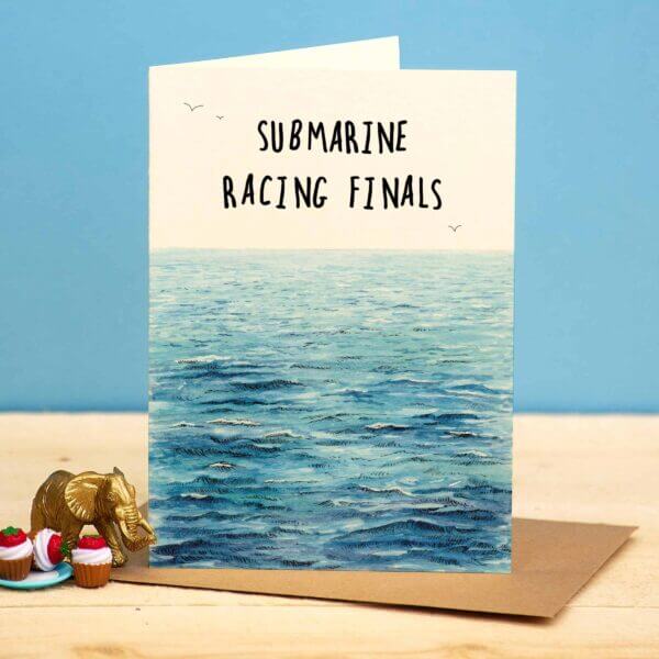 Submarine Finals Birthday Card