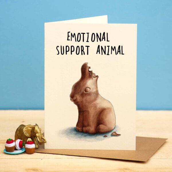 Support Animal Birthday Card - House of Cards